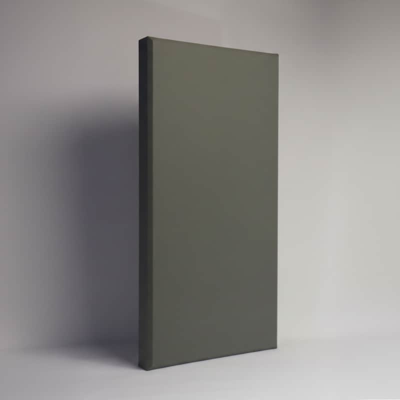 Beveled Acoustic Wall Panel | Steel Grey | Professional Sound Absorbing Panel | Recording Studio, Home Studio, Mixing Room, Podcast Studio, Home Theater, Listening Room, Broadcast Studio, Streaming Room, Office & Vocal Booth | Made in USA image 1