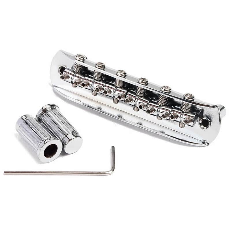 Mustang jazzmaster jaguar adjustable saddles guitar bridge image 1