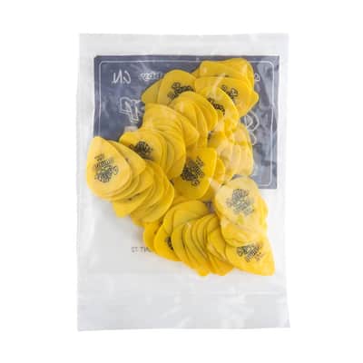Mint Dunlop 418R.73 Tortex Standard Electric Guitar Picks Yellow 0.73mm 72-Pack image 4