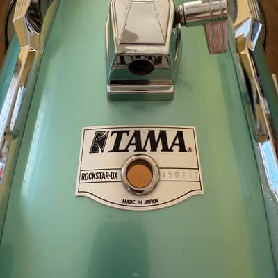 Tama 10" x 10" Rockstar DX Rack Tom Drum Nile Blue Aquarian Japan Free Shipping image 2