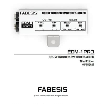 FABESIS EDM-1 PRO DRUM MIXER For Roland, Alesis ,Yamaha, Simmons image 4
