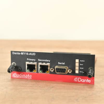 Audinate Dante-MY16-AUD 16-Channel Dante Network I/O Card CG00297 image 1