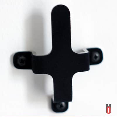 Patented invisible guitar wall hanger compatible FenderÂ® with rectangular plate - 3 kits image 6
