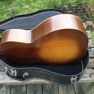 May-Bell 1930s Aged Sunburst Parlor Guitar image 9