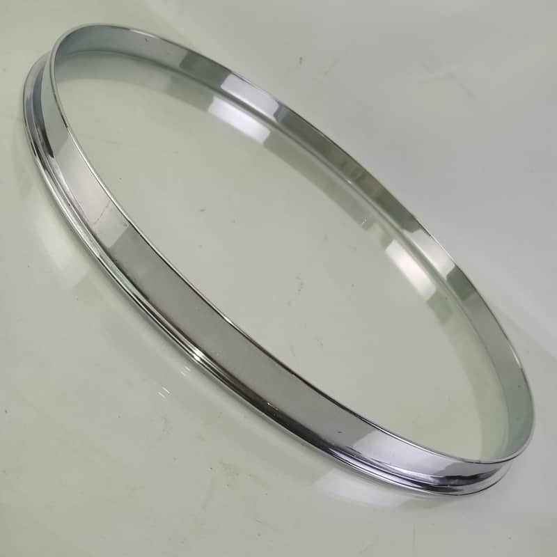 Slingerland 13"Single-Flange Tom Drum COB Batter Rim/Hoop Chrome-Brass RadioKing image 1