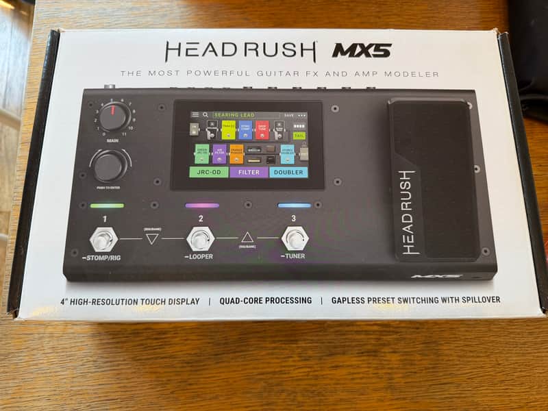 Barely Used! Headrush MX5 Amp Modeling Guitar Effect Processor - Black image 1