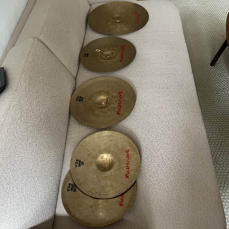 Masterworks Troy Cymbal Set 14” 16” 16” 20” + Gig Bag image 1