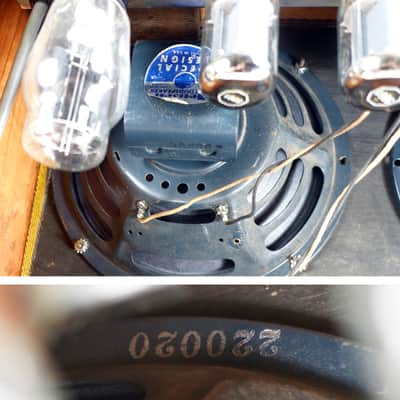 1959-1960 Fender Bassman 5F6-A Amplifier Super Clean Original Tweed! image 7