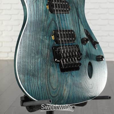 Ibanez Standard S520AH Electric Guitar - Cosmic Blue Stained (S520AHOBFd1) image 6