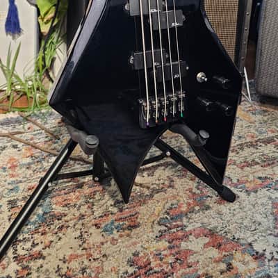 B.C. Rich Warlock 5 String Bass mid-90s - Black image 1
