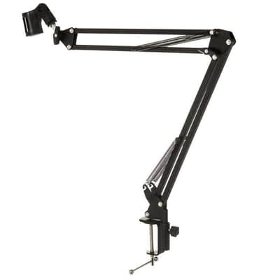 Rode PodMic Dynamic Podcast Microphone with StreamEye BOOMARM Mic Arms, Over-Ear Podcast Headphones, and 2 XLR Cables image 7