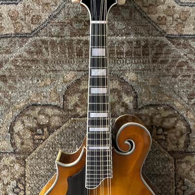 Eastman MD615L-GB Left Handed F-Style Mandolin in Goldburst w/ Hard Case & Free Pro Setup image 3