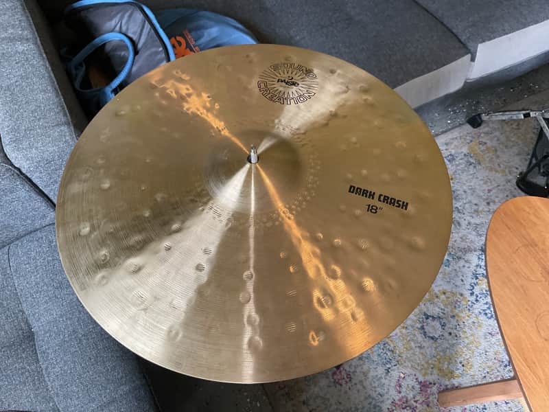 Paiste sound creation dark crash 18" image 1