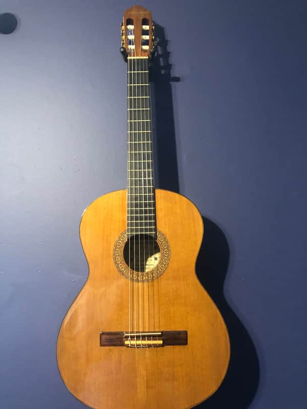 Alcantara Espana Concierto II 1995 Natural Classical Guitar Solid Cedar / Walnut image 1