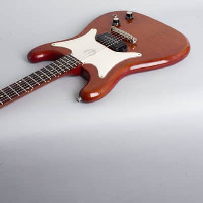 Epiphone  Coronet SB-533 Solid Body Electric Guitar (1963), ser. #107934, tweed hard shell case. image 7