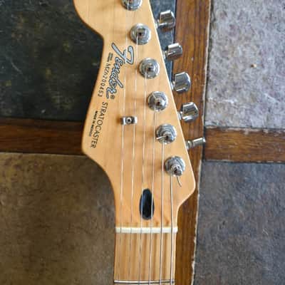Fender MIM strat 60th Anniversary lefty w/bag 2006 - blk image 4