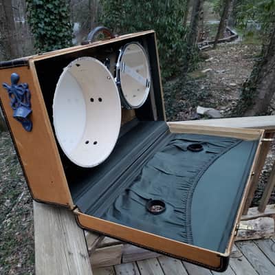 OneManBandDrumCo.  The Trifecta 14inch Bass Drum 10inch Snare Drum Kick Drum Bass Drum Tama Rockstar Drum image 14