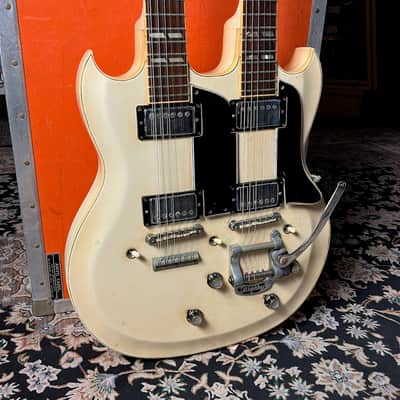 Gibson EDS-1275 Double 12 Hollowbody 1961 White (Super Rare) image 2