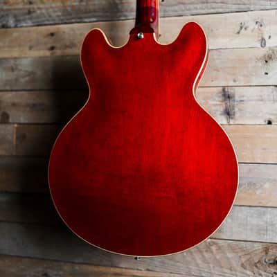 2022 Gibson Murphy Lab 1964 ES-335 Ultra Light Aged In Cherry image 8