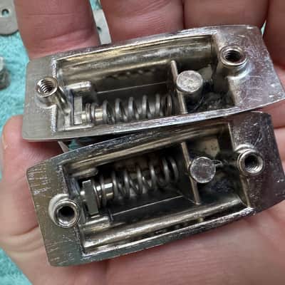 Rogers Lot of 8 Beavertail Vintage Cleveland era Tom Drum Lugs Lot #2 60s - Chrome image 11
