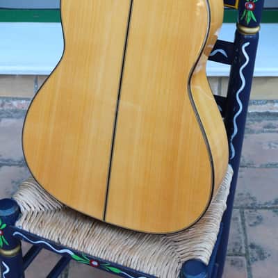 Flamenco Guitar Juan Montes Rodriguez Cypress + Hardcase Blanca image 11