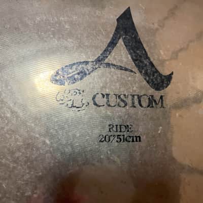 Zildjian A Custom 20" Ride Cymbal Used image 5