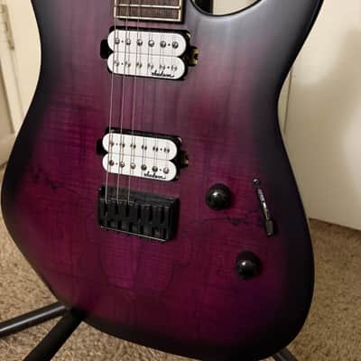 1984 Greco Japan GTV-60 TUSK Flying V Purple Burst | Reverb