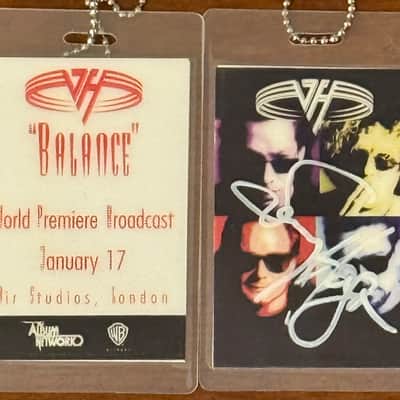 Van Halen Signed Guitar Eddie & Sammy 1995 at Balance World Album Premiere Have Provenance to Provide Charvel Predator HS Early 90’s image 20