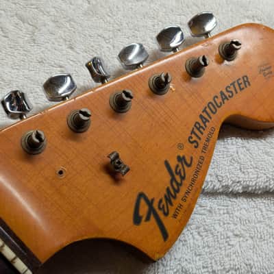 Authentic 1969 Fender STRATOCASTER NECK - Beautiful Rosewood & Refretted image 1