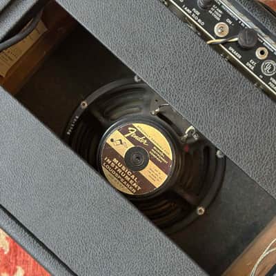 1966 Black Panel Fender Princeton Reverb-Amp - 110 Volts image 9