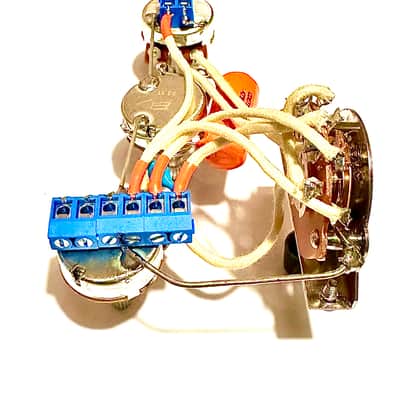 SSS, HSS, HSH, HHH Solderless Stratocaster Wiring Harness - Bourns Pots, 5 way Switch, Sprague Orange Drop Capacitor image 18