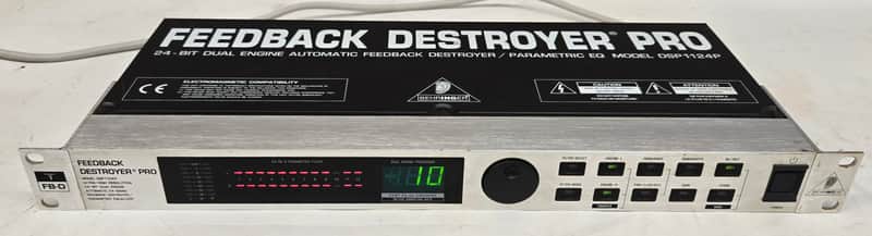 Behringer DSP1124P Feedback Destroyer Pro Parametric EQ & Suppressor Tested image 1