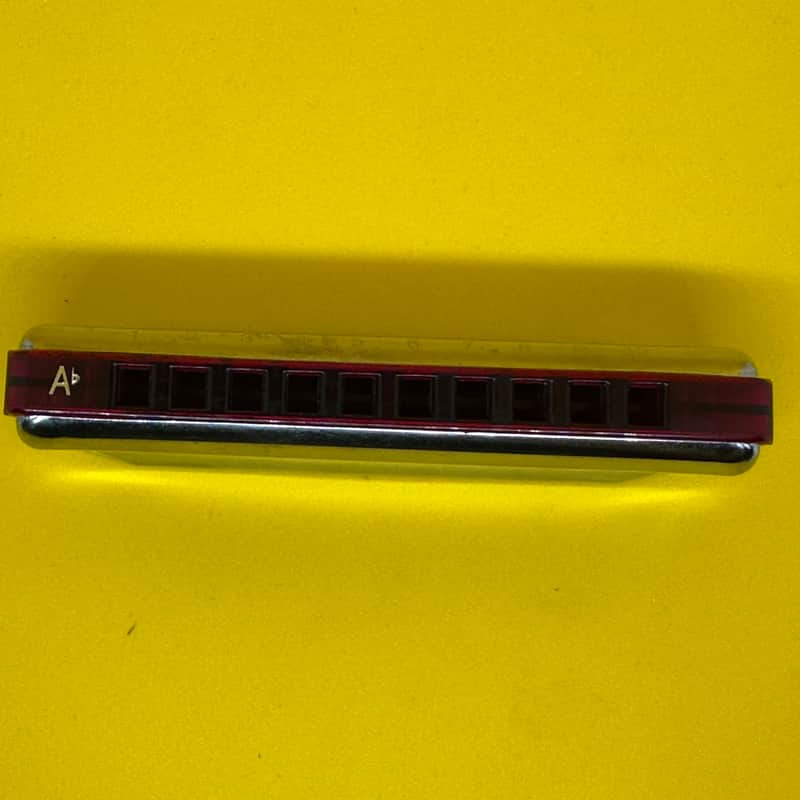 Suzuki MR-250-Ab Bluesmaster Diatonic Harmonica - Key of Ab 2010s Silver image 1
