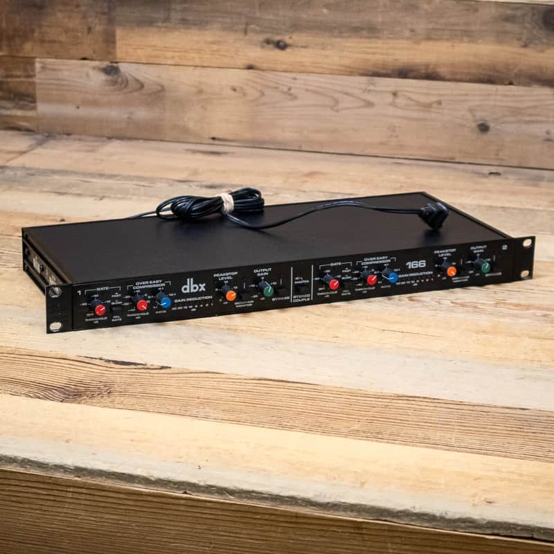 DBX 166 Vintage 2-Channel Stereo Compressor/Limiter Made in USA Audio U286429 image 1