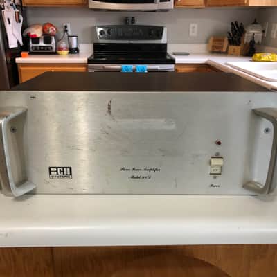 BGW 500D 1970's Stainless Stereo Power Amplifier Model 500D. Has been checked and tested by a tech. image 1