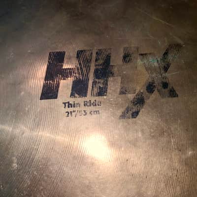 Sabian Hhx 21 inch thin ride cymbal image 3
