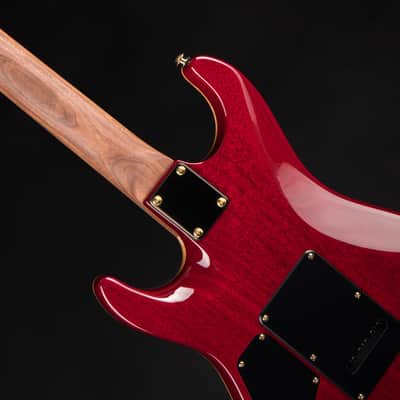 Suhr Standard Carve Top Pau Ferro Neck - Trans Teal Burst image 12