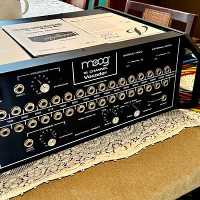 Moog 16 Channel Vocoder Bode Reissue 2020 - Black image 1