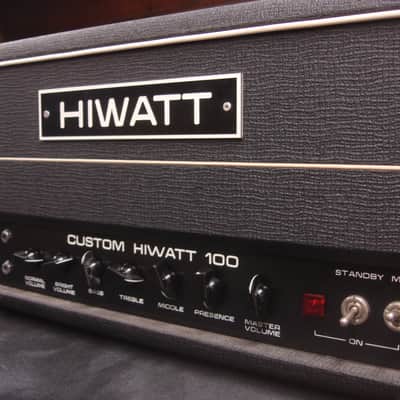 1979 Hiwatt Custom 100 DR103 Harry Joyce Handwired / Alessandro Serviced  NEW F&T Caps Mullard Tubes image 4