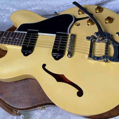 NEW! Gibson Custom 1959 ES-330 Reissue Bigsby - Antique White VOS - 6.8lbs - Authorized Dealer - G07552 image 8
