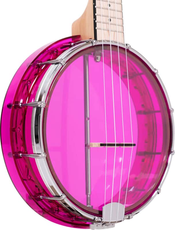 Gold Tone Little Gem Concert Banjolele, Amethyst image 1