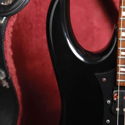 Ibanez EX350 Black Electric Guitar Made in Korea 1990 Pre-Owned image 5