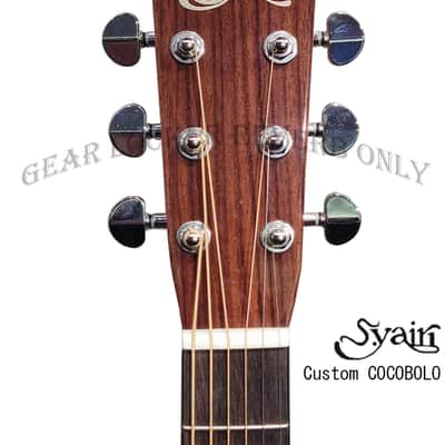 S.yairi Custom made solid sitka spruce & Cocobolo grand auditorium acoustic guitar Syairi image 10