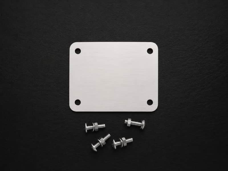 Premier APK XPK Bass Drum Blanking Plate Stainless Steel image 1