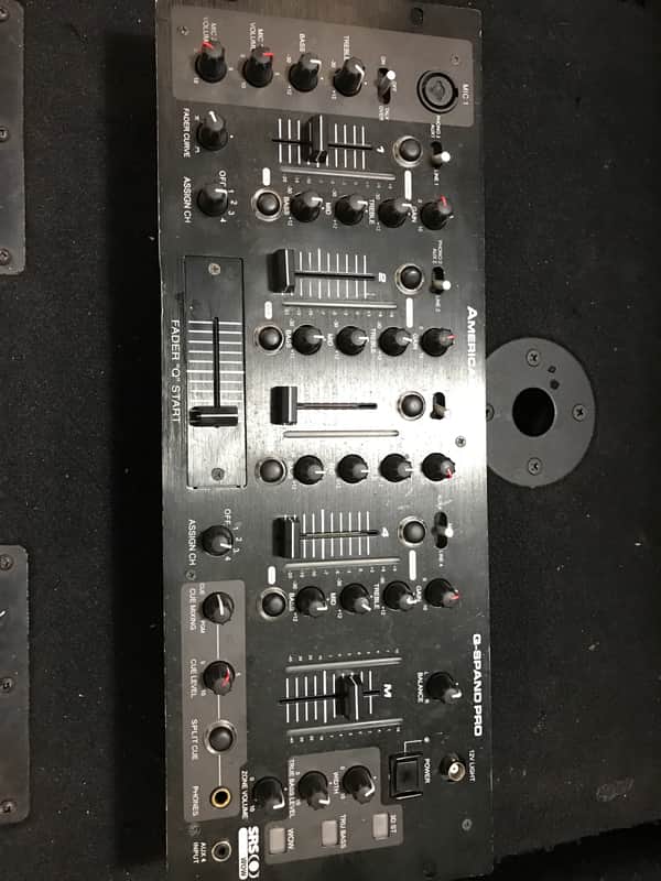 American Audio Q-SPAND-PRO DJ Mixer w/ SRS Sonic Enhancement image 1