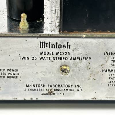 Vintage Mcintosh MC-225 Tube Amplifier image 10