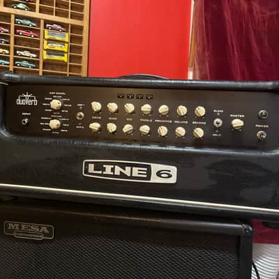 Line 6 Duoverb HD 100-Watt Stereo Digital Modeling Guitar Amp Head 2002 - 2004 - Black image 1
