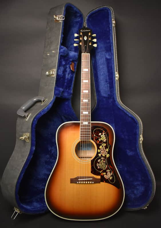 2021 Epiphone Frontier Acoustic Sunburst USA w/OHSC image 1