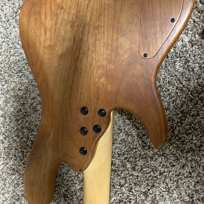 Tom Clement Custom Fretless, Dual Reverse Precision Bass image 6
