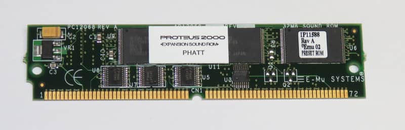E-MU Systems Emu PURE PHATT 4-bank Expansion Rom Card (Proteus 2000/2500, etc) image 1